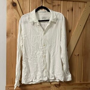 Sandro Paris Long Sleeve Button Down Shirt